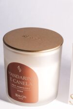 Vela Aromática - Mandarina e Canela - 220g - Imagem 7