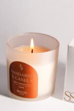 Vela Aromática - Mandarina e Canela - 220g - Imagem 5