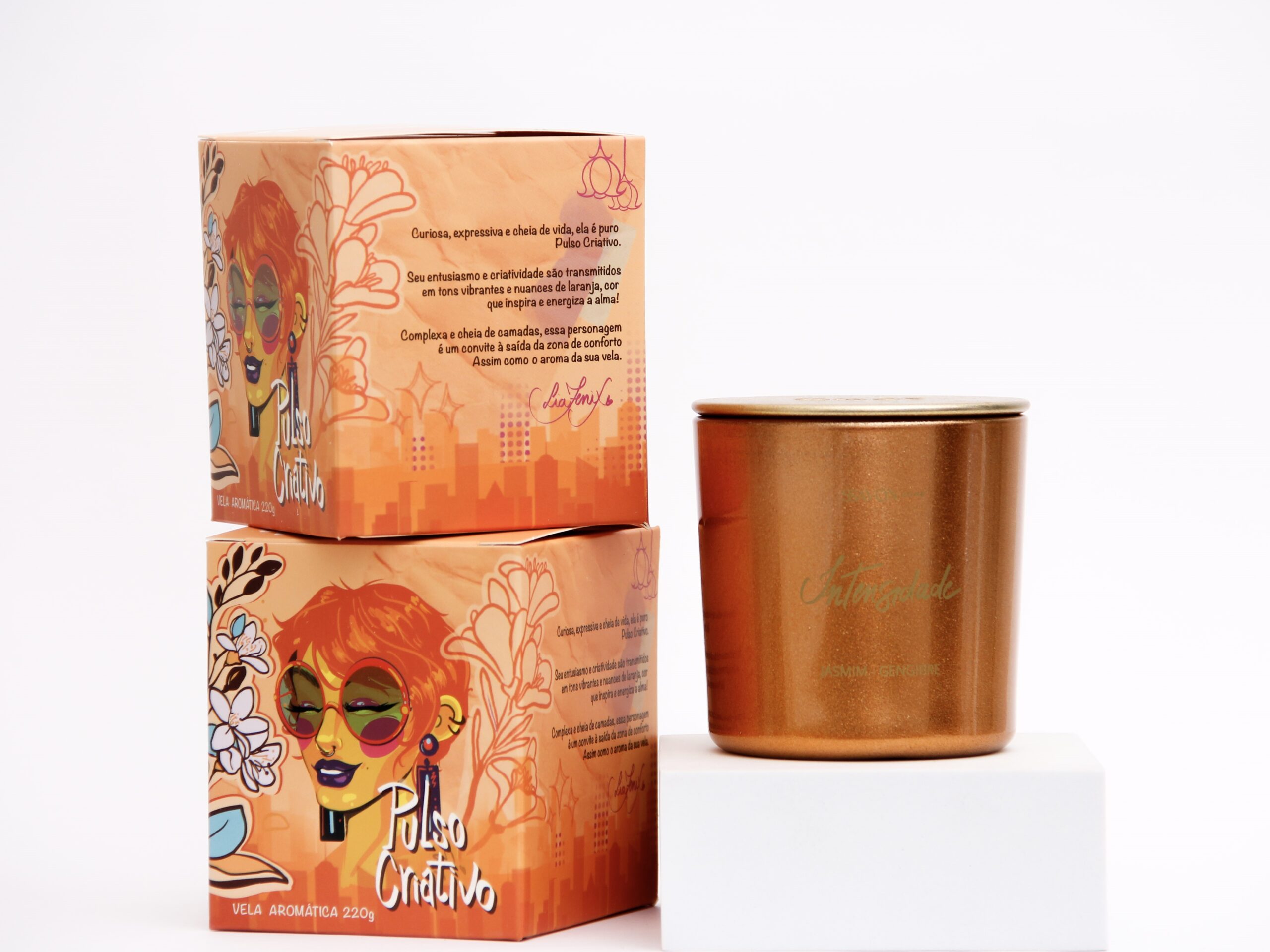 f3fa4f6219a352e8d2b518e967943c7a-2.jpg Vela aromática - Pulso Criativo - Gengibre e Jasmim - Imagem 1